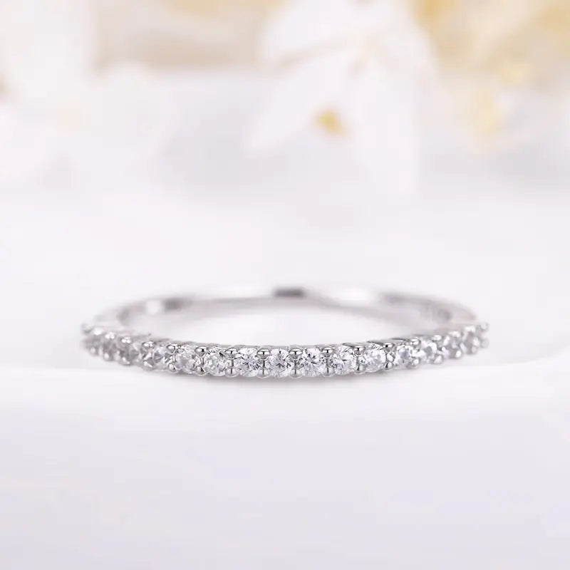 925 Sterling Silver Ring with Zirconia, Original Design