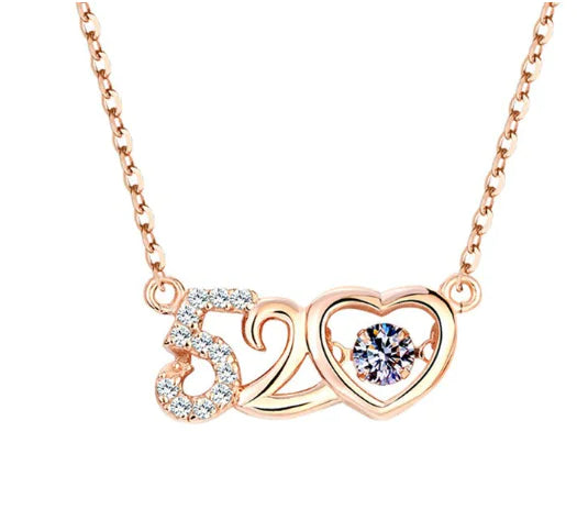 S925 Silver Eternal Heart Necklace for Women