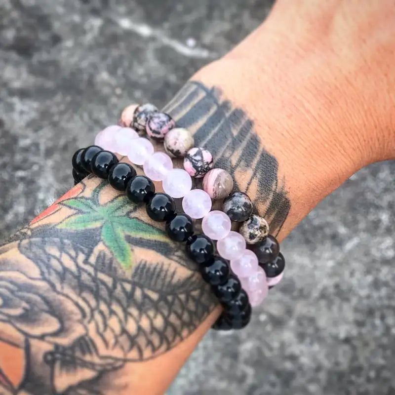 Fashionable Beaded Yoga Bracelet Combination Set