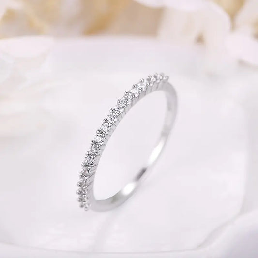 925 Sterling Silver Ring with Zirconia, Original Design