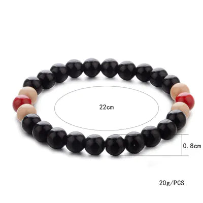 Colorful Beaded Bracelet, Yoga Bracelet